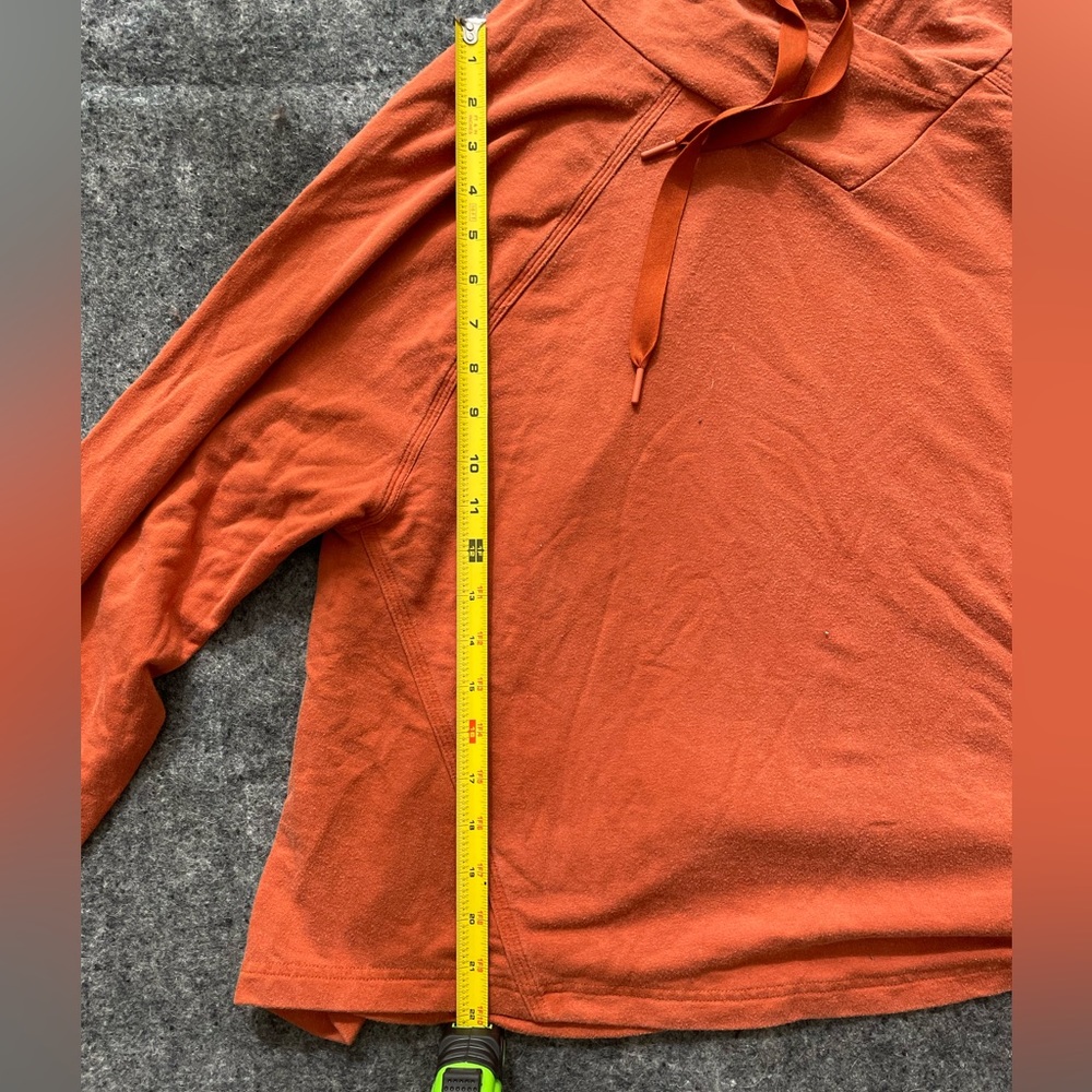 Athleta Orange Hoodie Sweatshirt - Picture 5 of 7